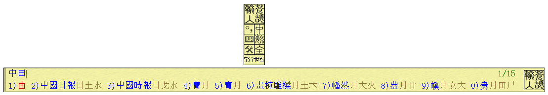 默認的兩行樣式