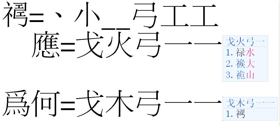 [示(弓工工)]=戈木弓一一；不=戈火弓一一？.JPG